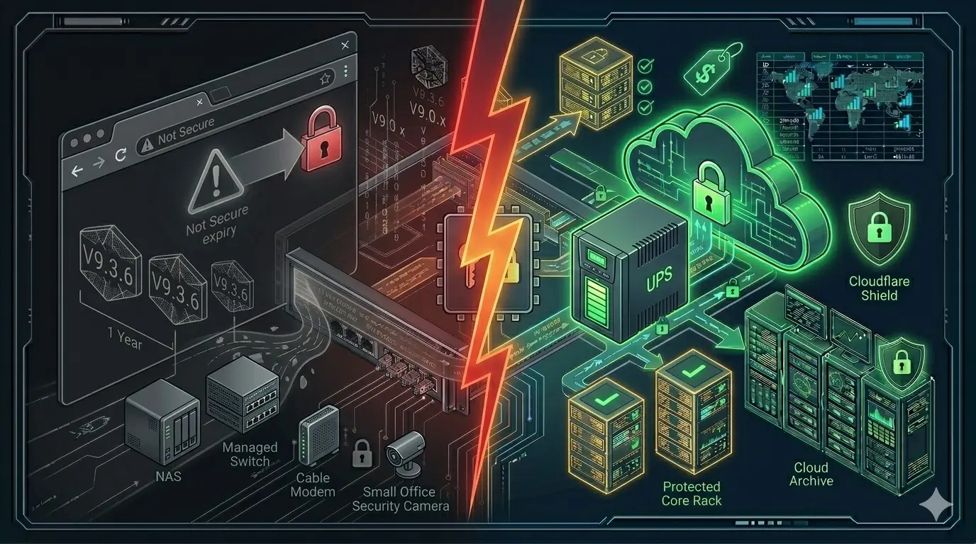 UPS Office Protection — Securing NAS, Switch and Cameras During Power Outage